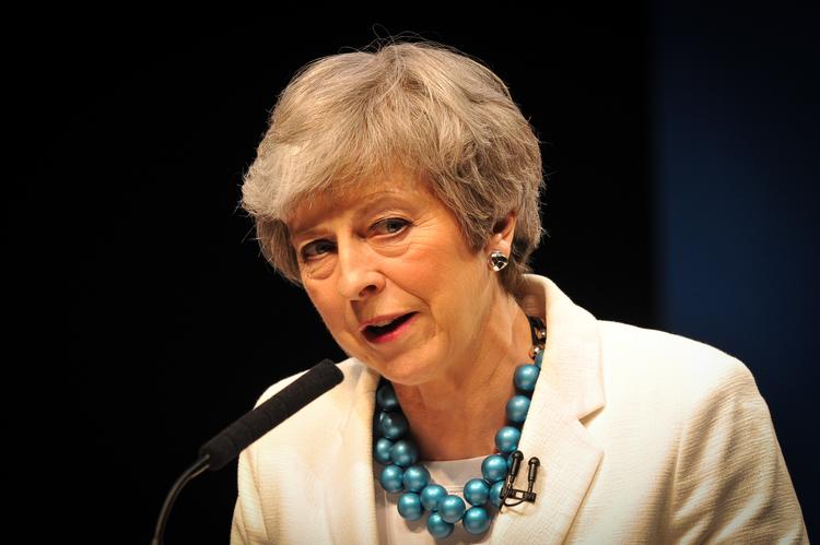 
    Theresa May. (Photo by Andy Buchanan / AFP)
   Foto: Andy Buchanan/Ritzau Scanpix