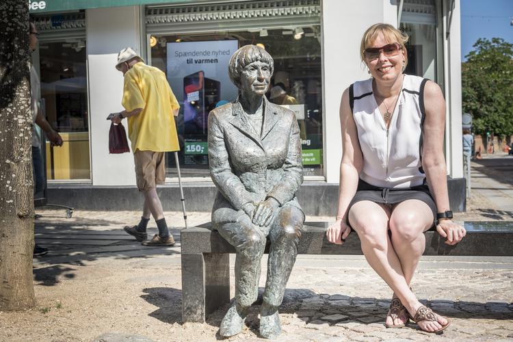 »Jeg er en af dem, der havde håbet, at jeg ville få børn med en kæreste. Nu må jeg se i øjnene, at det ikke flaskede sig sådan«, skriver Joy Mogensen på Facebook, hvor hun fortæller om sin beslutning om at blive enemor.  Foto: Stine Bidstrup/ritzau/Stine Bidstrup