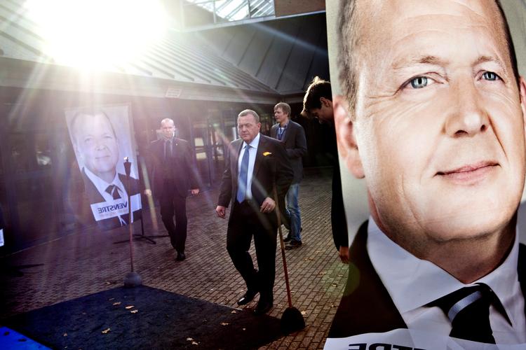 Vi har ikke noget billede af de nye valgplakater, men her er et af en noget yngre Lars Løkke Rasmussen fotograferet i 2010.  Foto: Jacob Ehrbahn/POLFOTO