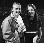 Annelise Dam Olesen (tv) og Birgitte Jennes. Sidstnævnte er 10 år yngre end førstnævnte - og sammen var de med til at sætte en dansk rekord for 50 år siden, som stadig holder. Foto: Erik Gleie/POLFOTO
