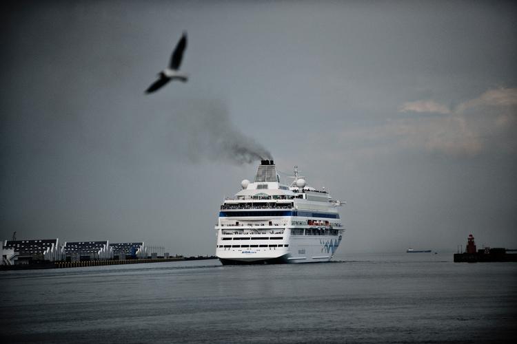 Antallet er krydstogtpassagerer er steget mere markant end antallet af skibe i de danske havne, fordi skibene generelt er blevet større og kan medbring flere mennesker. Foto: Katinka Hustad/POLFOTO