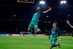 Med sine tre mål blev brasilianeren Lucas Moura den store helt for Tottenham.
   Foto: Matthew Childs/Ritzau Scanpix