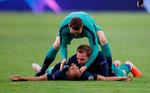 Jublen var euforisk, da Lucas Moura havde fuldendt sit hattrick og sendt Tottenham og Christian Eriksen i Champions League-finalen.  Foto: Matthew Childs/Ritzau Scanpix