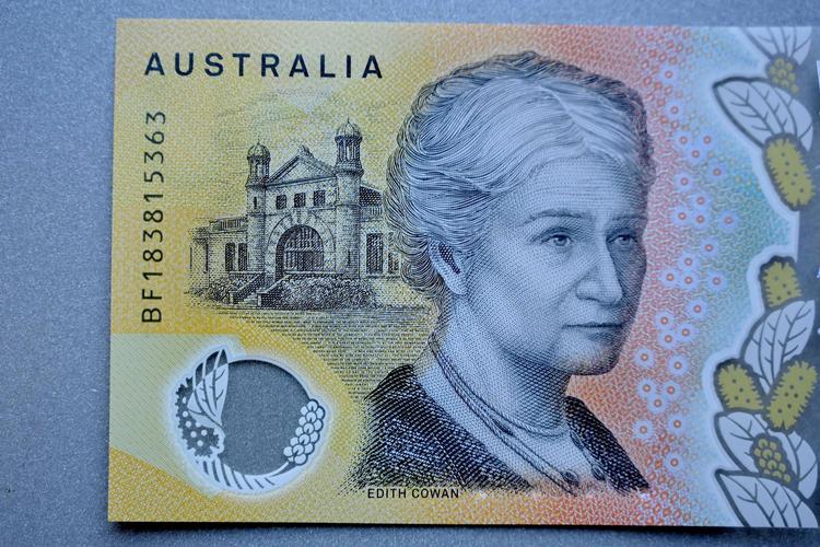 
   46 millioner australske 50 dollar-sedler er blevet trykt med stavefejl.(Photo by Peter PARKS / AFP) / - -- RESTRICTED TO EDITORIAL USE - --
   Foto: Peter Parks/Ritzau Scanpix