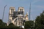 
     Notre Dame katedralen blev voldsomt skadet af en storbrand 15. april.  (Photo by Ludovic MARIN / AFP)
   Foto: Ludovic Marin/Ritzau Scanpix