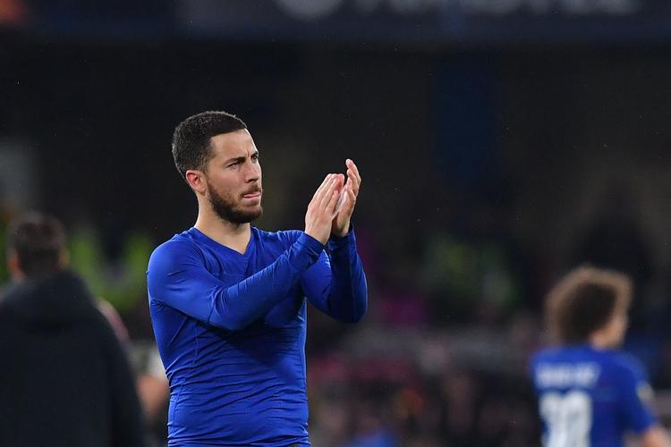 
    Eden Hazard afgjorde straffespaksfinalen.  (Photo by Ben STANSALL / AFP)
   Foto: Ben Stansall/Ritzau Scanpix