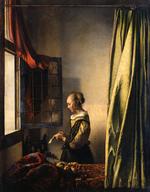 Den censurerede udgave af Vermeer van Delfts maleri. Sådan har det set ud i flere hundrede år. Foto: Staatliche Kunstsammlungen Dresden