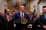 47 procent af Donald Trumps hvide partifæller kan bedst lide, når folk taler engelsk, viser nye tal. Hvad præsidenten selv har det med fremmedsprog, melder undersøgelsen ikke noget om. Foto: Jim Watson/Ritzau Scanpix