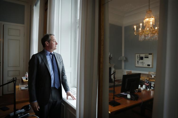 
 Danske Banks nye direktør, holandske Chris Vogelzang.
   Foto: Jens Dresling/POLFOTO