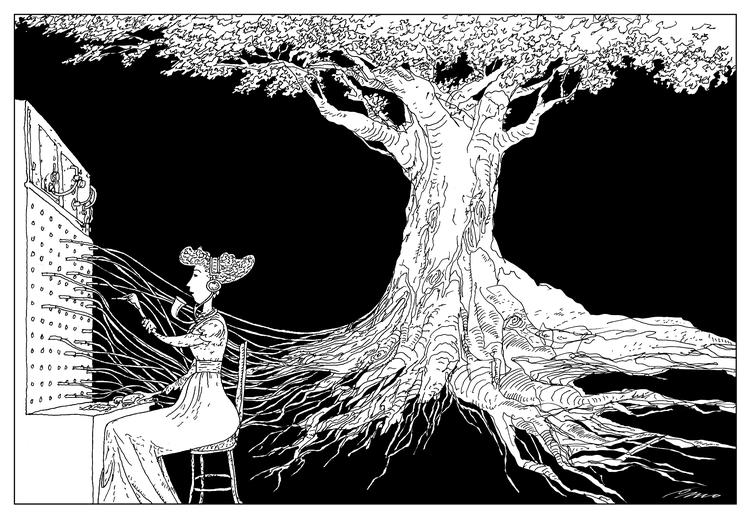 Tegning Per Marquard Otzen
