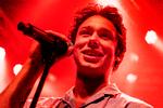 Her ses Hugo Helmig under en koncert på spillestedet Gimle i Roskilde marts 2019. Foto: Henning Hjorth