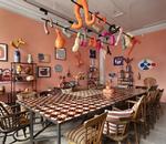 Hos Kunstforeningen Gl. Strand kan du i weekenden opleve den pink totalinstallation Gæstebud af kunstneren Milena Bonificani. Pressefoto Dorte Krogh