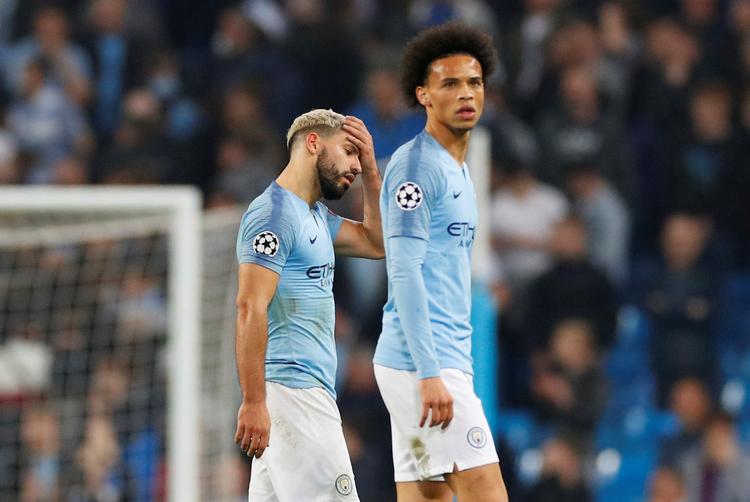 Stjernespillerne Sergio Agüero og Leroy Sane er bare to af de mange store navne, der de senere år er skiftet til Manchester City.  Foto: Phil Noble/Ritzau Scanpix