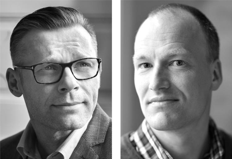 Joachim B. Olsen (LA) (tv.) og Pelle Dragsted (EL) 