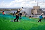 Kunststofskibakken på Amager skal have et talenthold, der kigger mod fremtidens olympiske lege. Foto: Finn Frandsen/POLFOTO