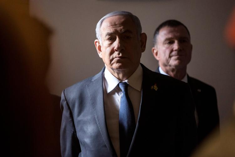 Den israelske regeringsleder, Benjamin Netanyahu, vil beskyttes mod tre anklager om korruption.
   Foto: Heidi Levine/Ritzau Scanpix