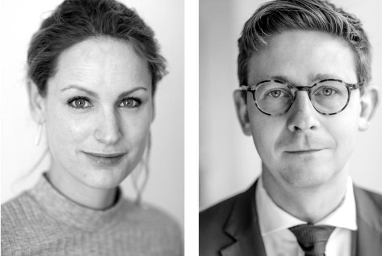 Pernille Skipper (EL) (tv.) peger på Karsten Lauritzen (V) som sin bedste politiske modstander. 