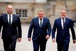 Trekløveren Søren Pape Poulsen, Lars Løkke Rasmussen og Anders Samuelsen har samarbejdet siden 2016, men det ser ikke ud til, at samarbejdet kommer til at fortsætte efter valget Foto: Jens Dresling/POLFOTO