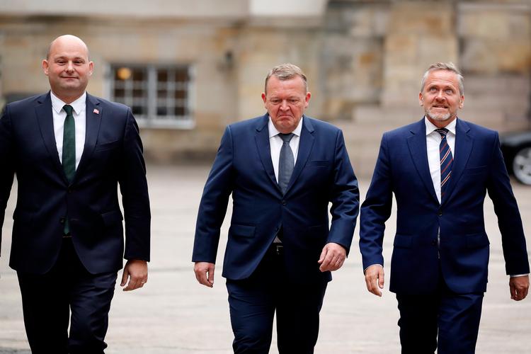 Trekløveren Søren Pape Poulsen, Lars Løkke Rasmussen og Anders Samuelsen har samarbejdet siden 2016, men det ser ikke ud til, at samarbejdet kommer til at fortsætte efter valget Foto: Jens Dresling/POLFOTO