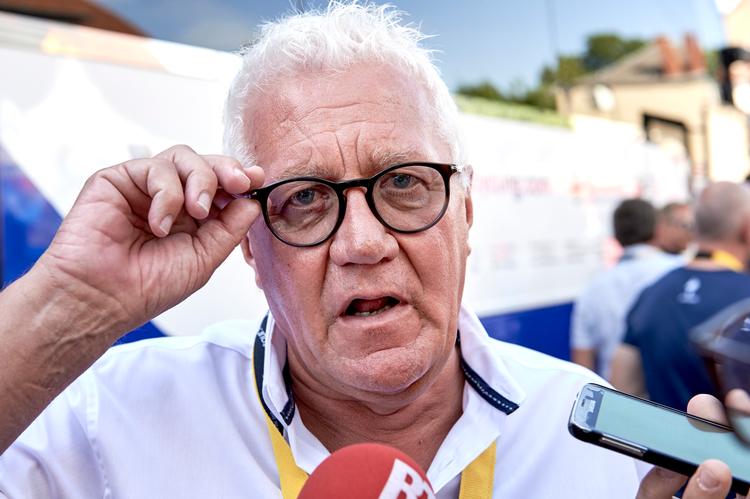 Patrick Lefevere er aldrig bange for at sige sin mening - og slet ikke når hans ryttere og holdet efter hans opfattelse er blevet uretfærdigt behandlet.
 Foto: Claus Bonnerup/POLFOTO