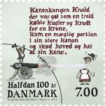 
Post Danmark udgav i 2015 to frimærker, der markerede 100-året for digteren Halfdan Rasmussens fødsel. 
   