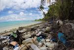 Plastikforureningen har ramt det australske ø-paradis Cocosøerne. En ny undersøgelse viser, at forureningen er cirka 26 gange under overfladen, hvor mikroplastikken gemmer sig. Her er det stranden på nordsiden af Direction Island. Foto: Silke Stuckenbrock 