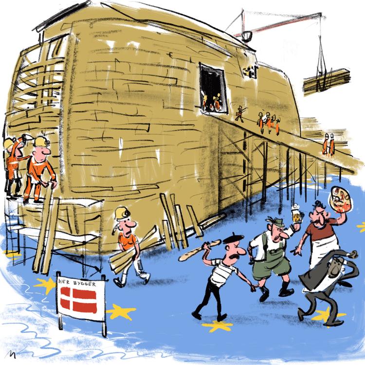 Danmark sætter klimaforandringer og migration på en delt andenplads over de største trusler, som Europa lige nu står over for.  Foto: Mette Dreyer/POLITIKEN