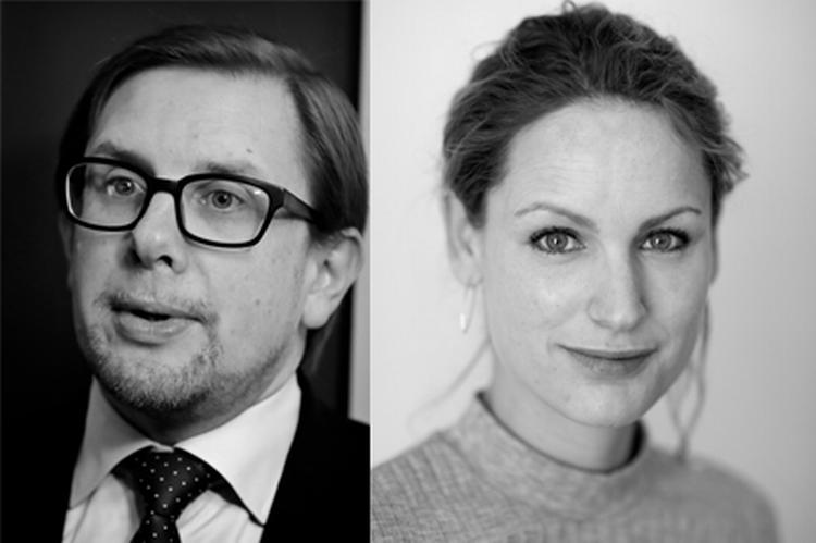 Simon Emil Ammitzbøll-Bille (LA) (tv.) peger på Pernille Skipper (EL) som sin bedste politiske modstander 