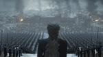 Vor Frelser Kirke hylder i dag tv-serien Game of Thrones, der i aften viser det allersidste afsnit i serien. Billedet er fra dagens episode. Pressefoto HBO Nordic