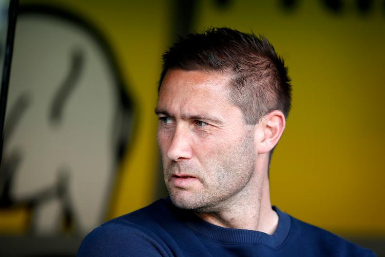  Brøndby og cheftræner Martin Retov har en kamp tilbage i Superligaen i denne sæson. Vinder de den, venter et bonusopgør.  Foto: Jens Dresling/POLFOTO
