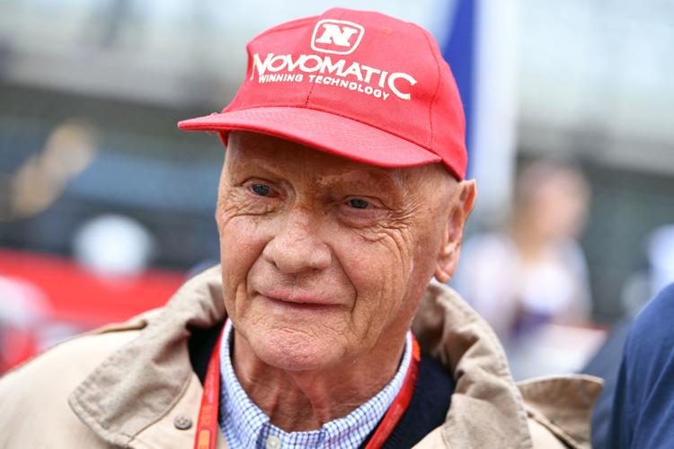 Niki Lauda ses her i 2016 til Formel 1 grandprix i Spielberg, Østrig. Lauda døde mandag aften. Han blev 70 år gammel.  Foto: Andrej Isakovic/Ritzau Scanpix