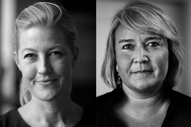 Sofie Carsten Nielsen (R) (tv.) peger på Christina Egelund (LA) som sin bedste politiske modstander Foto: Jens Dresling / Andreas Haubjerg