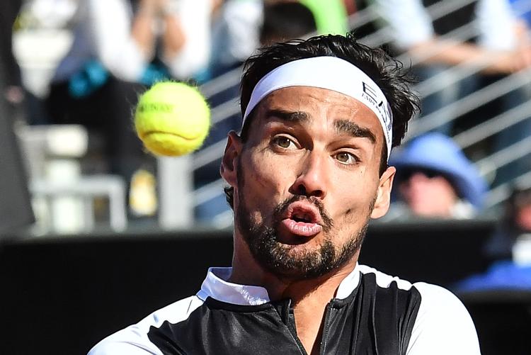 Italienske Fabio Fognini er en meget temperamentsfuld mand, og det koster nogle gange på pointkontoen, men når han er god, er han i stand til at besejre de fleste på en grusbane. 
   Foto: Andreas Solaro/Ritzau Scanpix