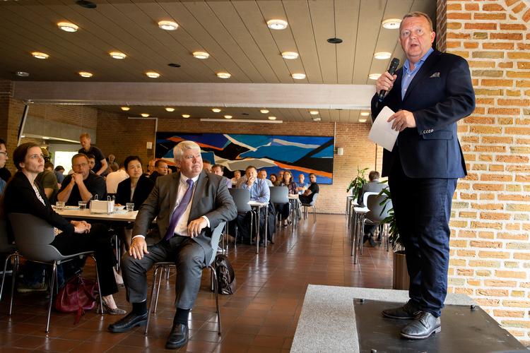 Statsministeren besøger Danfoss i Nordborg.  Foto: Finn Frandsen/POLFOTO