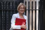 Andrea Leadsom, minister for Underhuset, har sagt op. Det øger presset på Theresa May for at gå af. Foto: Isabel Infantes/Ritzau Scanpix