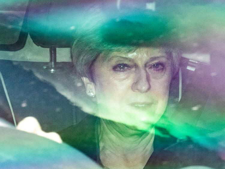 På vej ud. I følge britiske medier er Theresa May ganske snart fortid som leder af de konservative og premierminister. Foto: Rob Pinney/Ritzau Scanpix