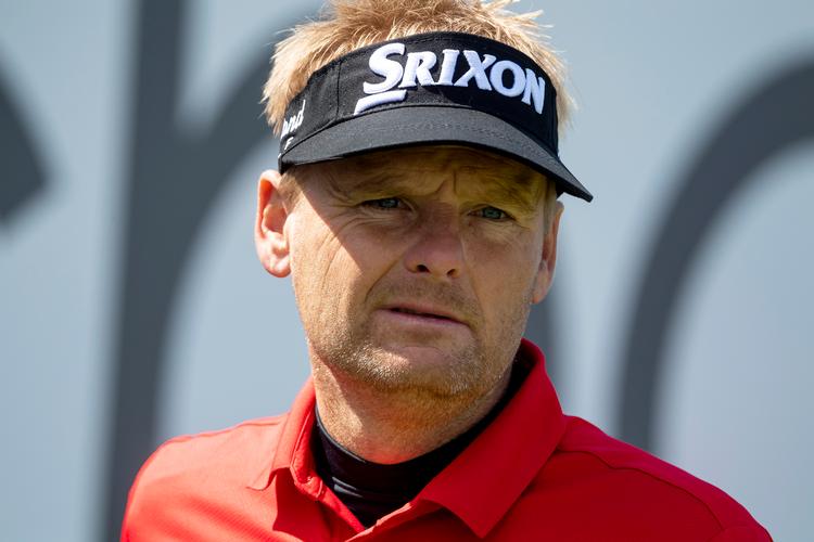 Efter runder i 74 og 77 slag oplevede Søren Kjeldsen for første gang ikke at klare cuttet i en European Tour-turnering på dansk grund. Foto: René Schütze/Ritzau Scanpix