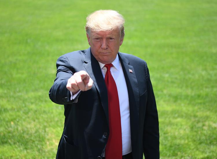 Trump har tidligere fremsat skarpe udtalelser om Iran, hvilket har sat fart i bekymringer for, at USA og Iran kan komme i krig.(Photo by JIM WATSON / AFP)
   Foto: Jim Watson/Ritzau Scanpix
