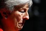 Theresa May har kæmpet og kæmpet for sin skilsmisseaftale med EU. I går gav hun op.  Foto: Tolga Akmen/Ritzau Scanpix