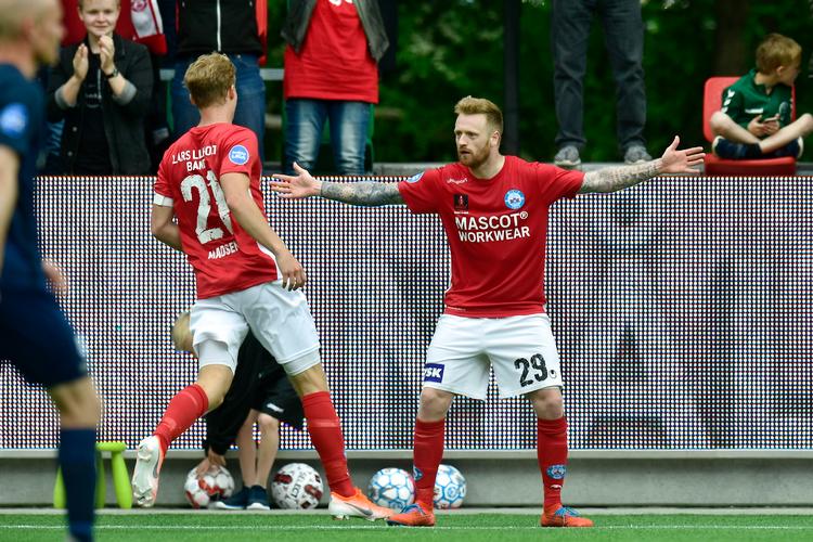 Ronnie Schwartz har præsteret hele vejen igennem i en stor sæson for Silkeborg, som han lørdag sendte i Superligaen med to træffere.
   Foto: Bo Amstrup/Ritzau Scanpix