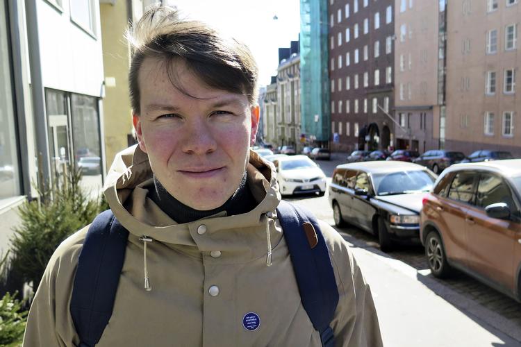 Mikkel Näkkäläjärvi er socialdemokrat og kandiderer til Europa-Parlamentet. Foto: Kristian Klarskov