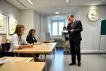 Socialdemokraterna med den svenske statsminister Stefan Löfven står til at blive størst med 25,1 procent.
    Foto: Tt News Agency/Ritzau Scanpix
