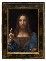 'Salvator Mundi' skulle være et af de mindre end 20 malerier af Leonardo da Vinci, som man kender til, der stadig eksisterer. Foto: Handout ./Ritzau Scanpix