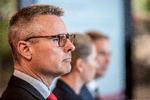 
   Gruppeformand Henrik Sass Larsen ønsker tæt 'koordinering' af alle udtalelser til medierne. 
   Foto: Mads Claus Rasmussen/Ritzau Scanpix