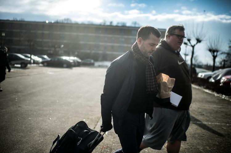 Den radikale formand Morten Østergaard på besøg i Vollsmose i Odense sidste år. 
   Arkivfoto: Tim Kildeborg Jensen