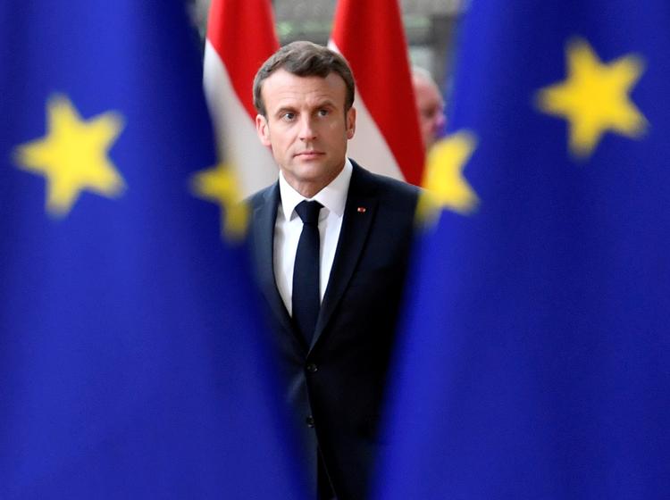 »Vestager, Barnier og Timmermans har den nødvendige erfaring«, siger Macron.  Foto: Piroschka Van De Wouw/Ritzau Scanpix