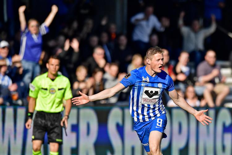 Efter at have sikret Esbjergs oprykning i maj 2018 spillede Anders Dreyer i denne sæson for Esbjerg i Superligaen, Brightons U23-hold , St. Mirren i Skotland og det danske U21-landshold. Foto: Christer Holte/POLFOTO