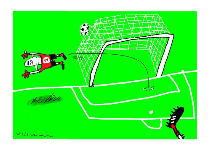 
 Arkivtegning: Jørn Villumsen Foto: Jørn Villumsen/Politiken-Tegning