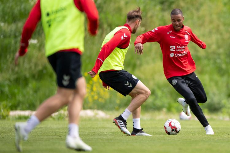 Mathias "Zanka" Jørgensen har ikke spillet meget fodbold de seneste par måneder, men føler alligevel han står godt inden sommerens transfervindue.
   Foto: Thomas Sjørup/Ritzau Scanpix