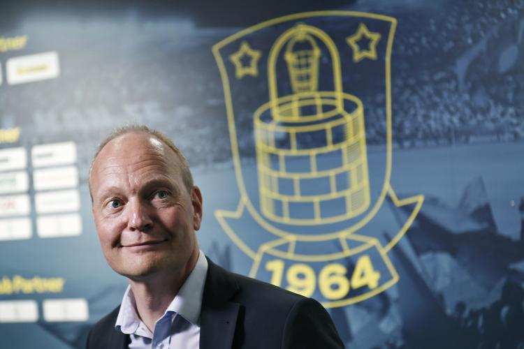 Niels Frederiksen er i dag blevet præsenteret som Brøndbys nye cheftræner.  Foto: Thomas Sjørup/Ritzau Scanpix